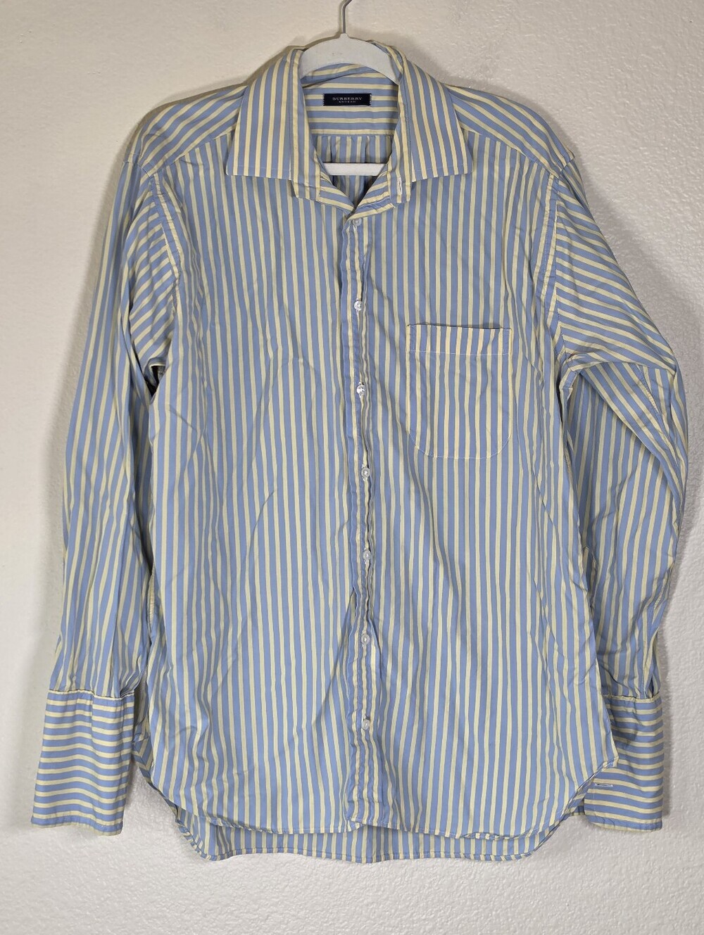 Burberry London Striped Button-Down Shirt 16 34
